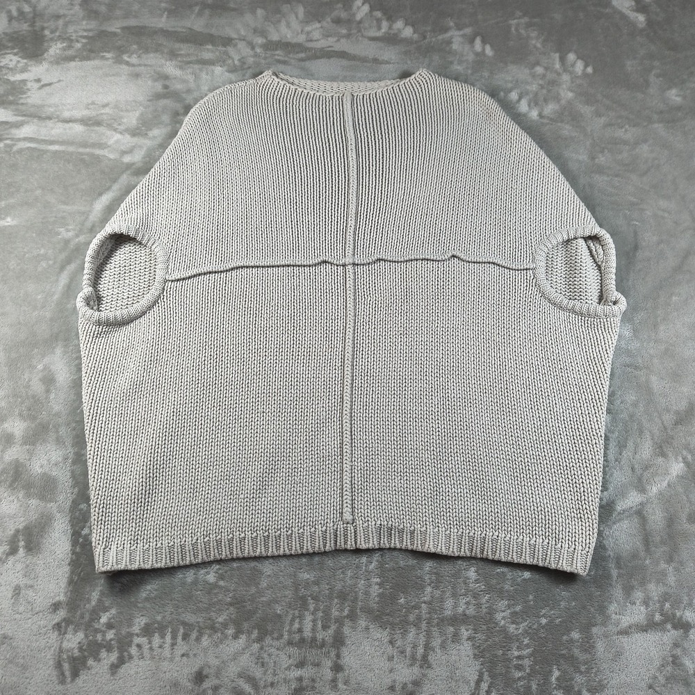 Cheap Monday Cato Sweater Women XS Gray Knit Oversized Batwing Sleeve Minimalist